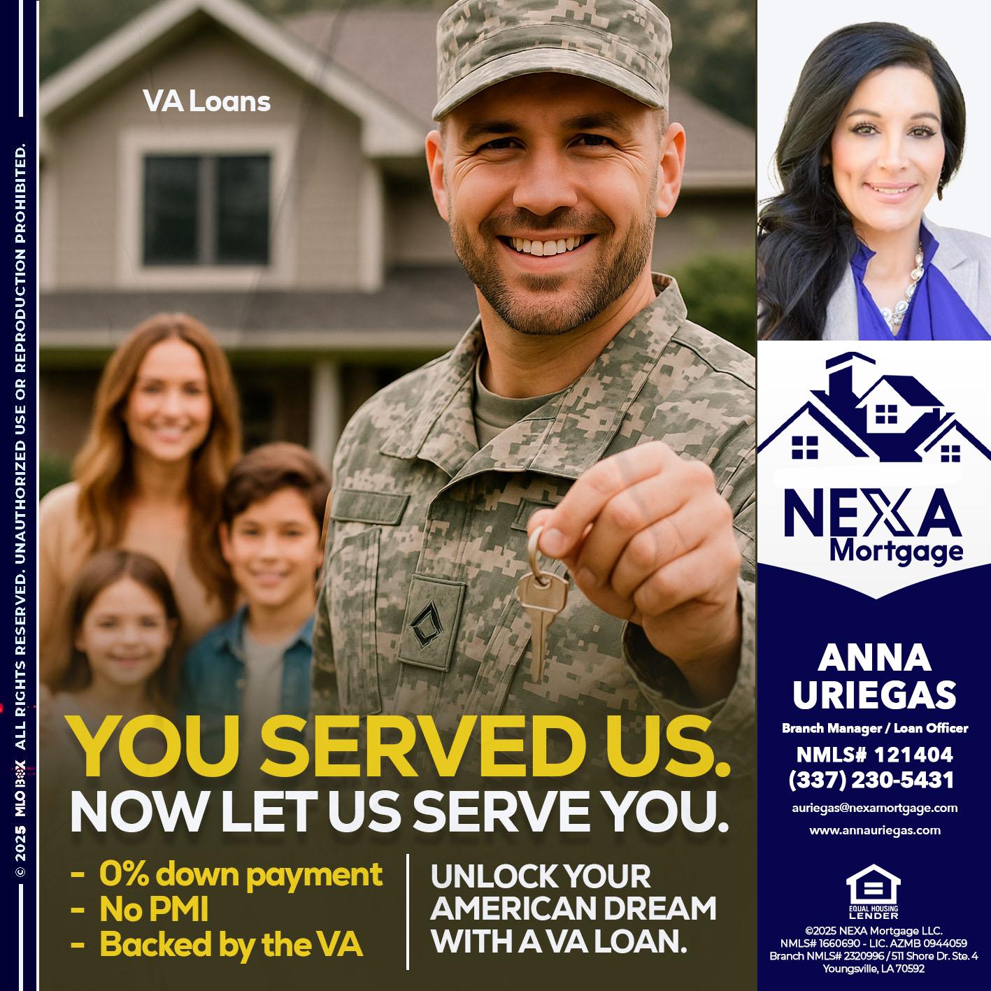 YOU DESERVED - Anna Uriegas -Loan Officer