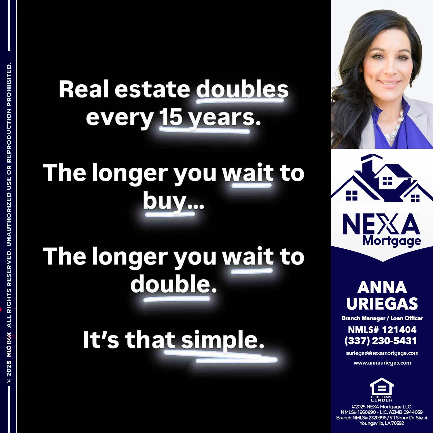 REAL ESTATE - Anna Uriegas -Loan Officer