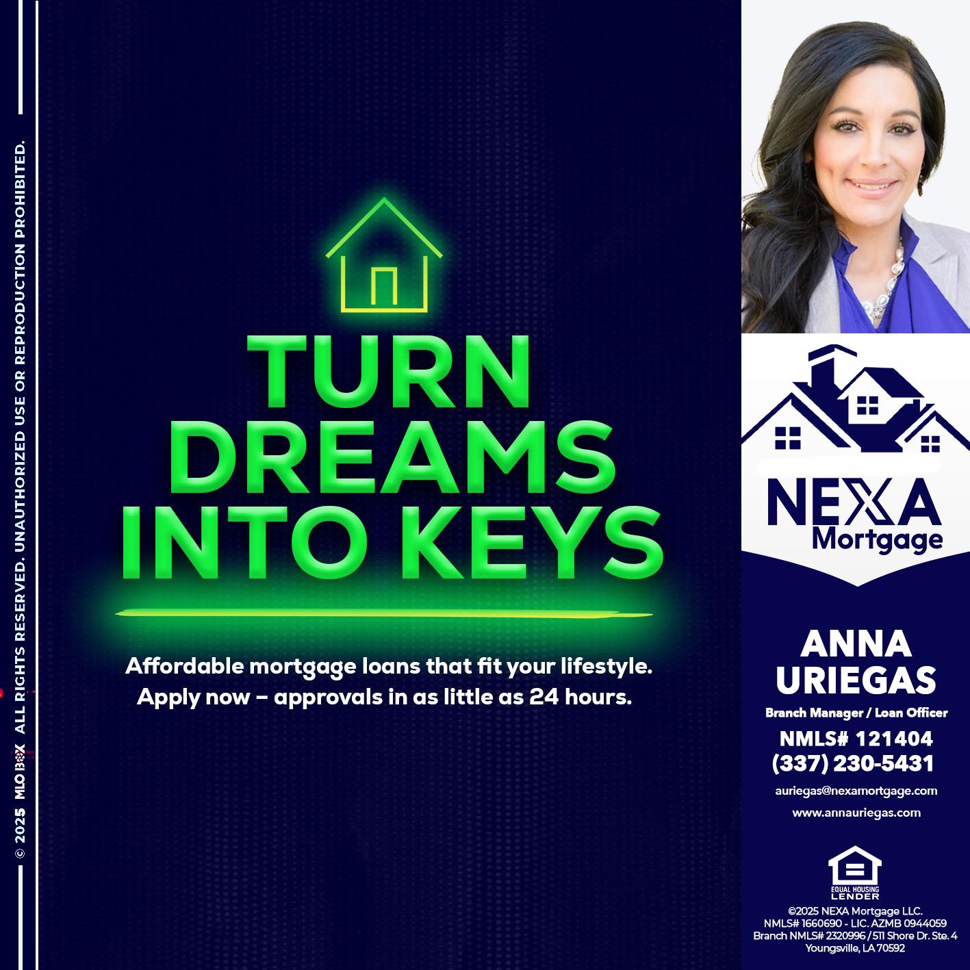 turn dreams - Anna Uriegas -Loan Officer