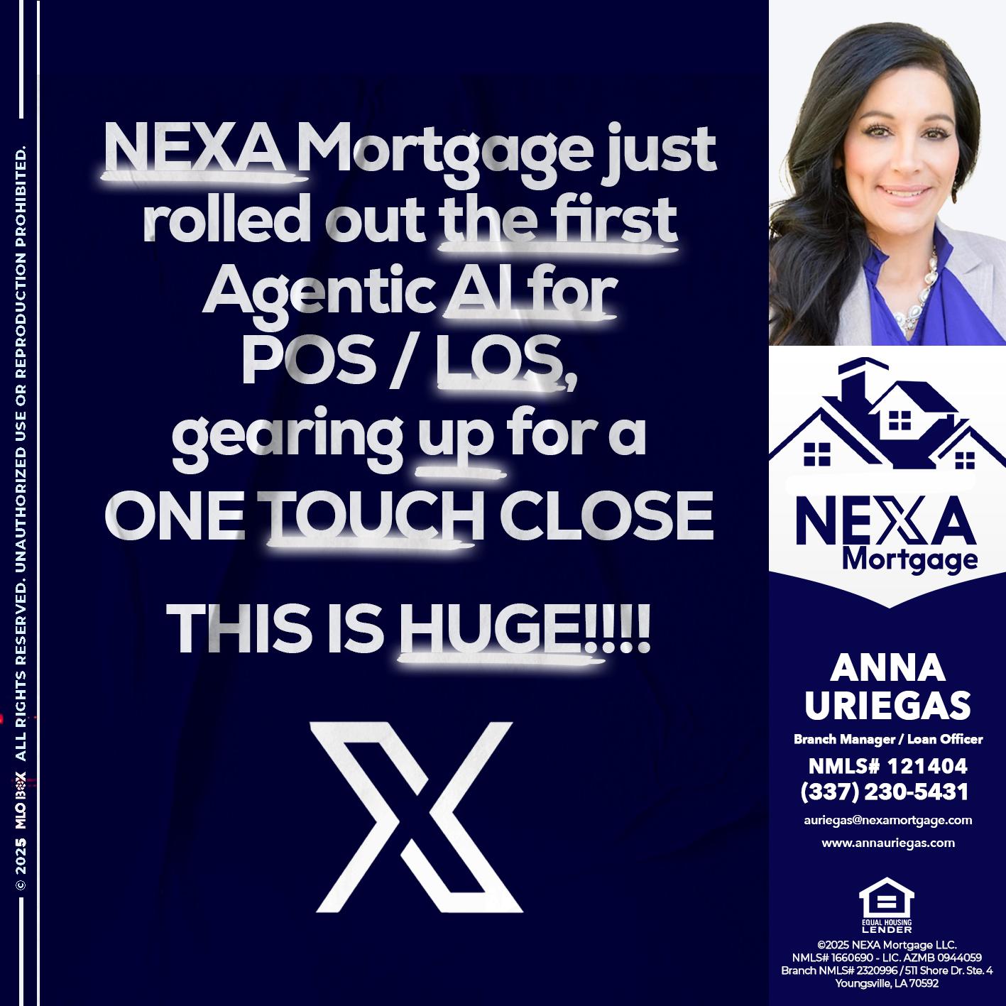NEXA MORTGAGE - Anna Uriegas -Loan Officer