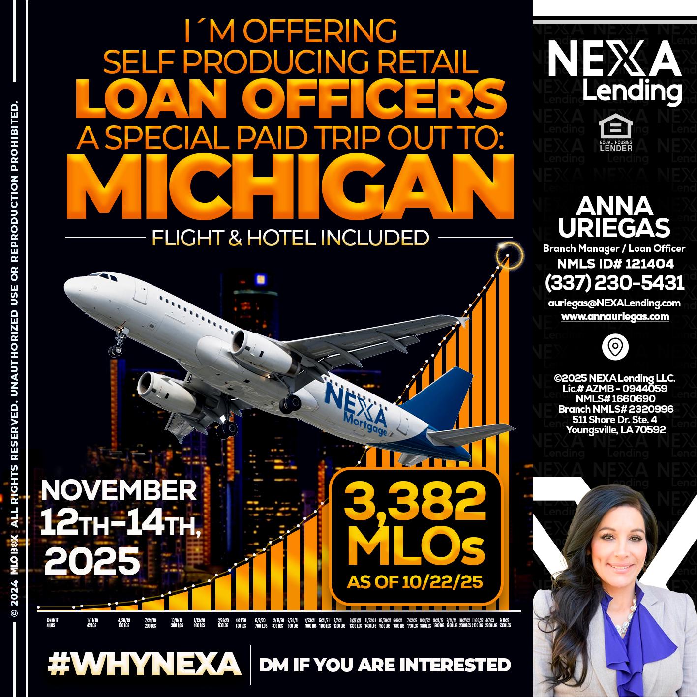 michigan trip - Anna Uriegas -Loan Officer