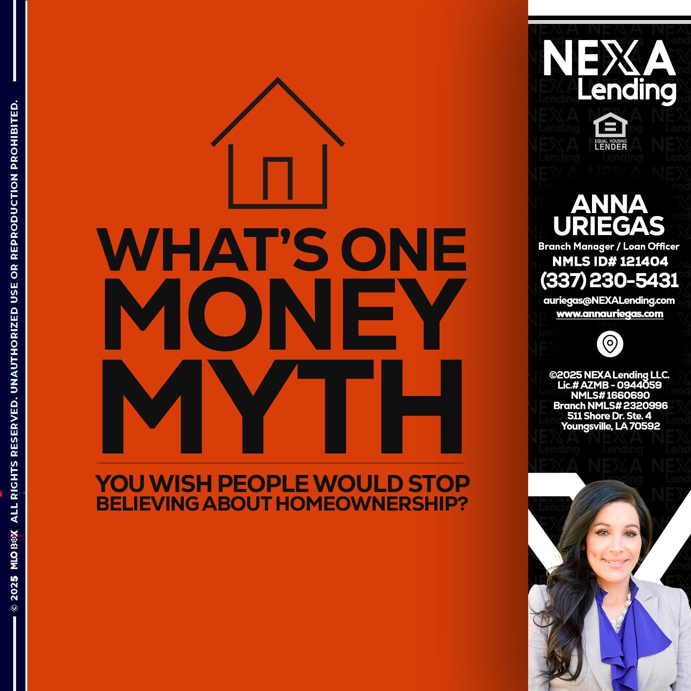 WHATS ONE - Anna Uriegas -Loan Officer