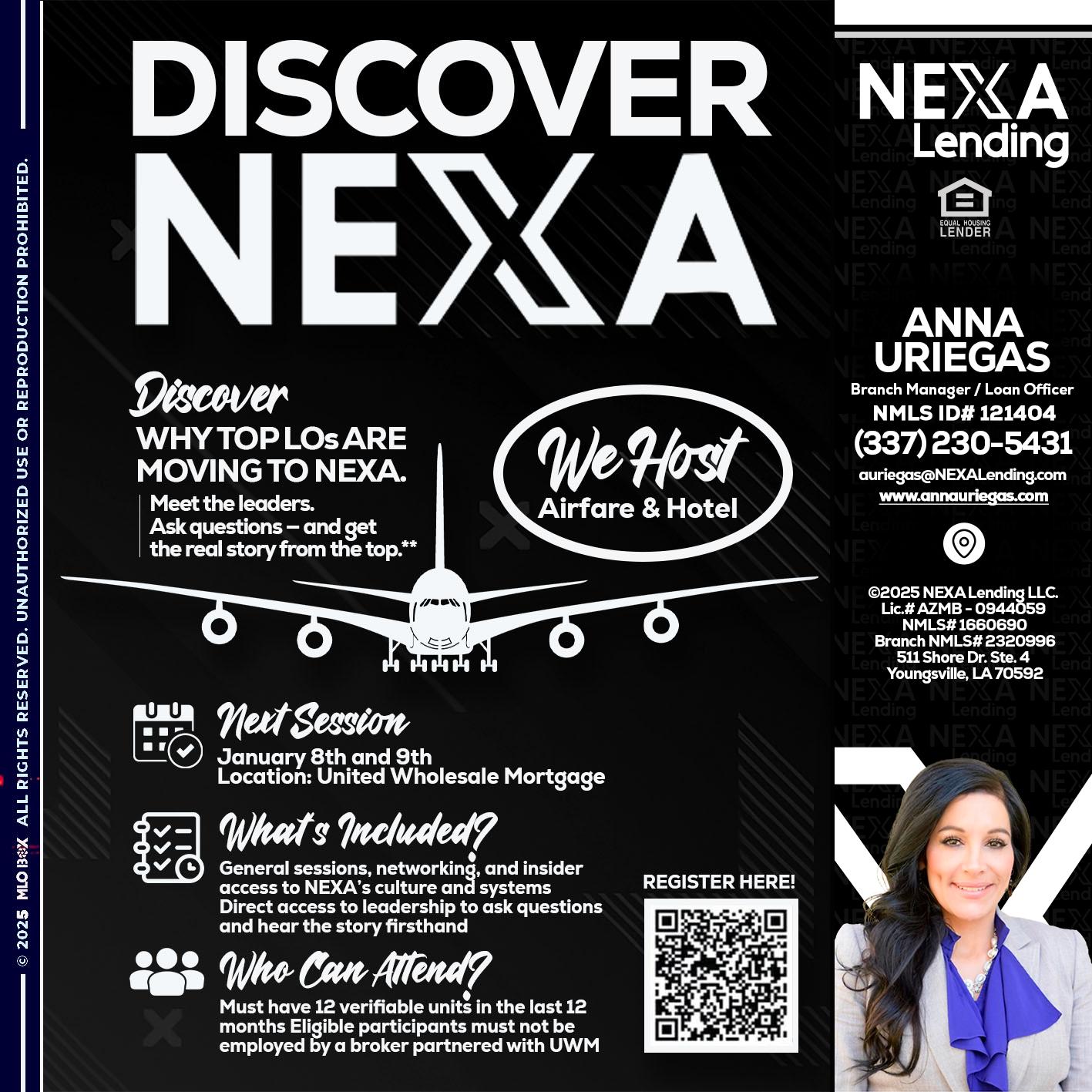 DISCOVER NEXA - Anna Uriegas -Loan Officer