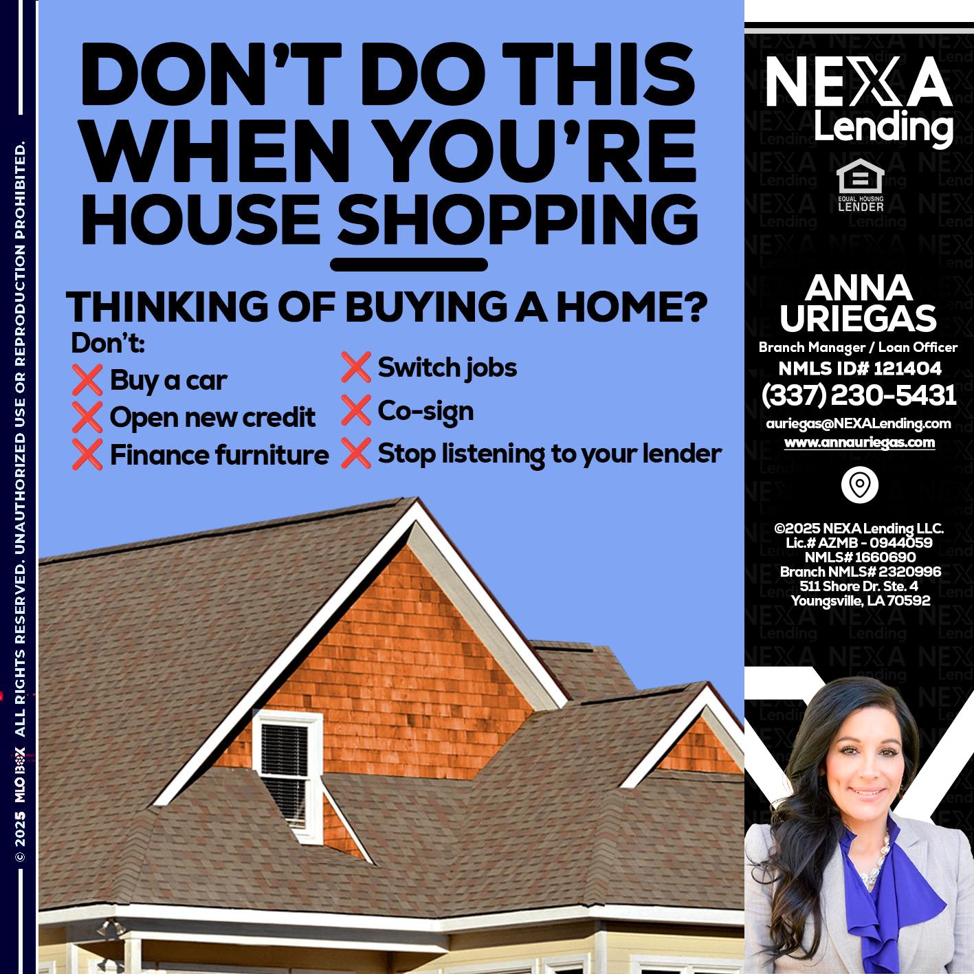 DONT DO THIS - Anna Uriegas -Loan Officer