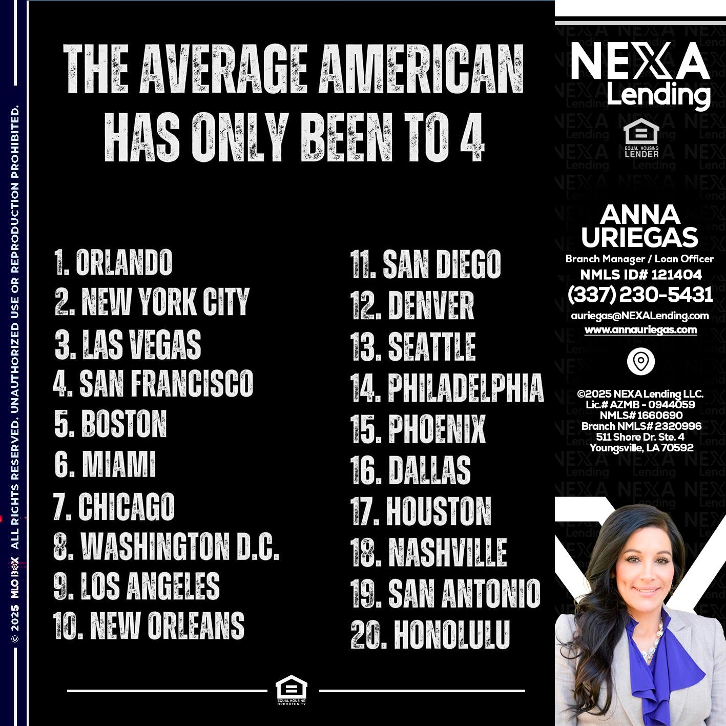 THE AVERAGE AMERICAN - Anna Uriegas -Loan Officer