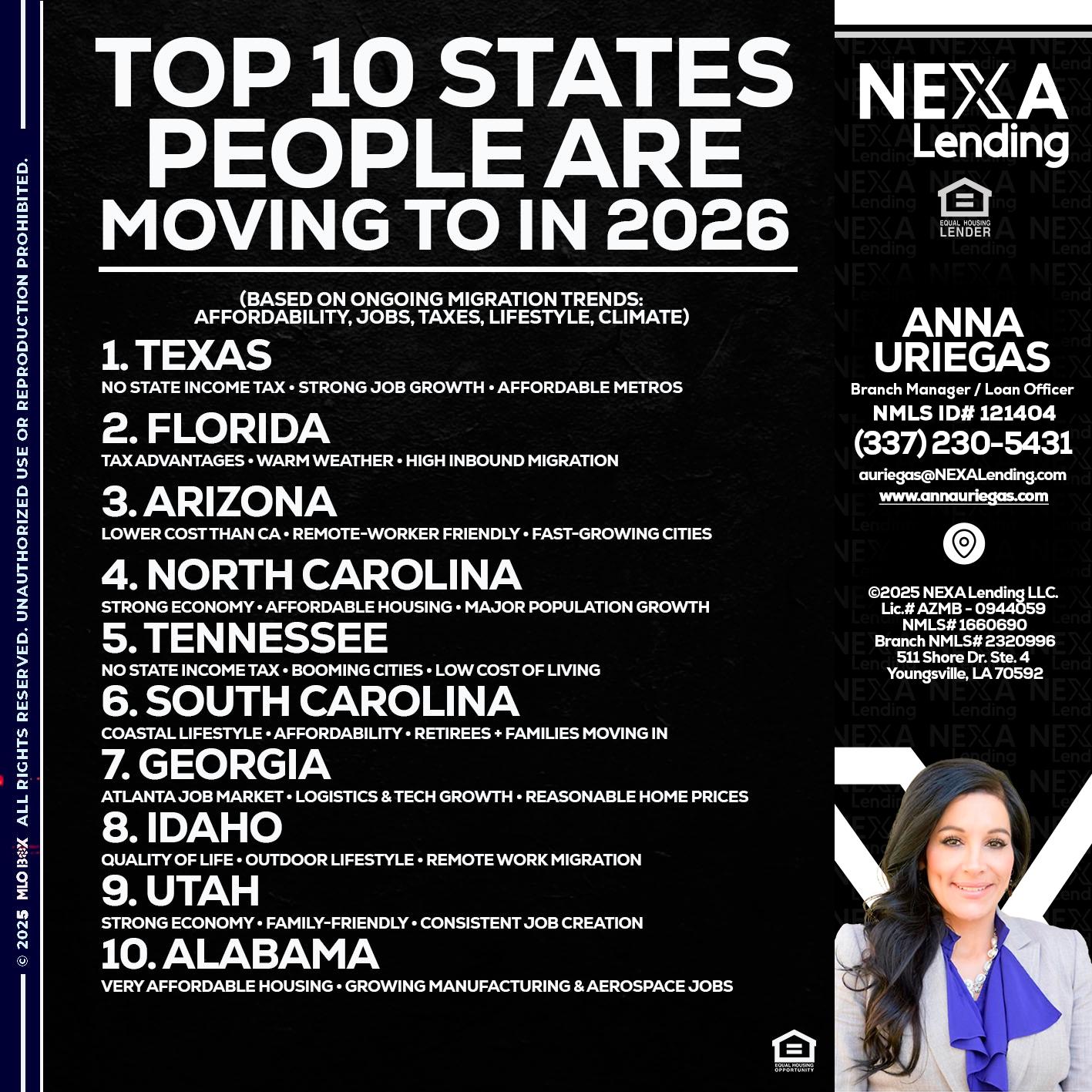 top 10 - Anna Uriegas -Loan Officer