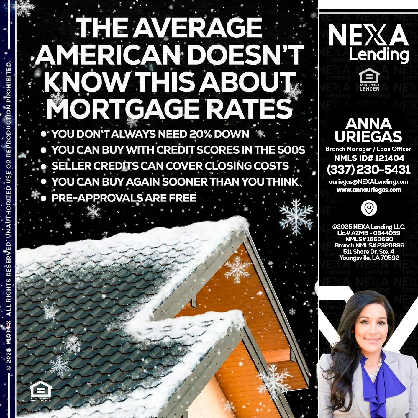 THE AVERAGE - Anna Uriegas -Loan Officer