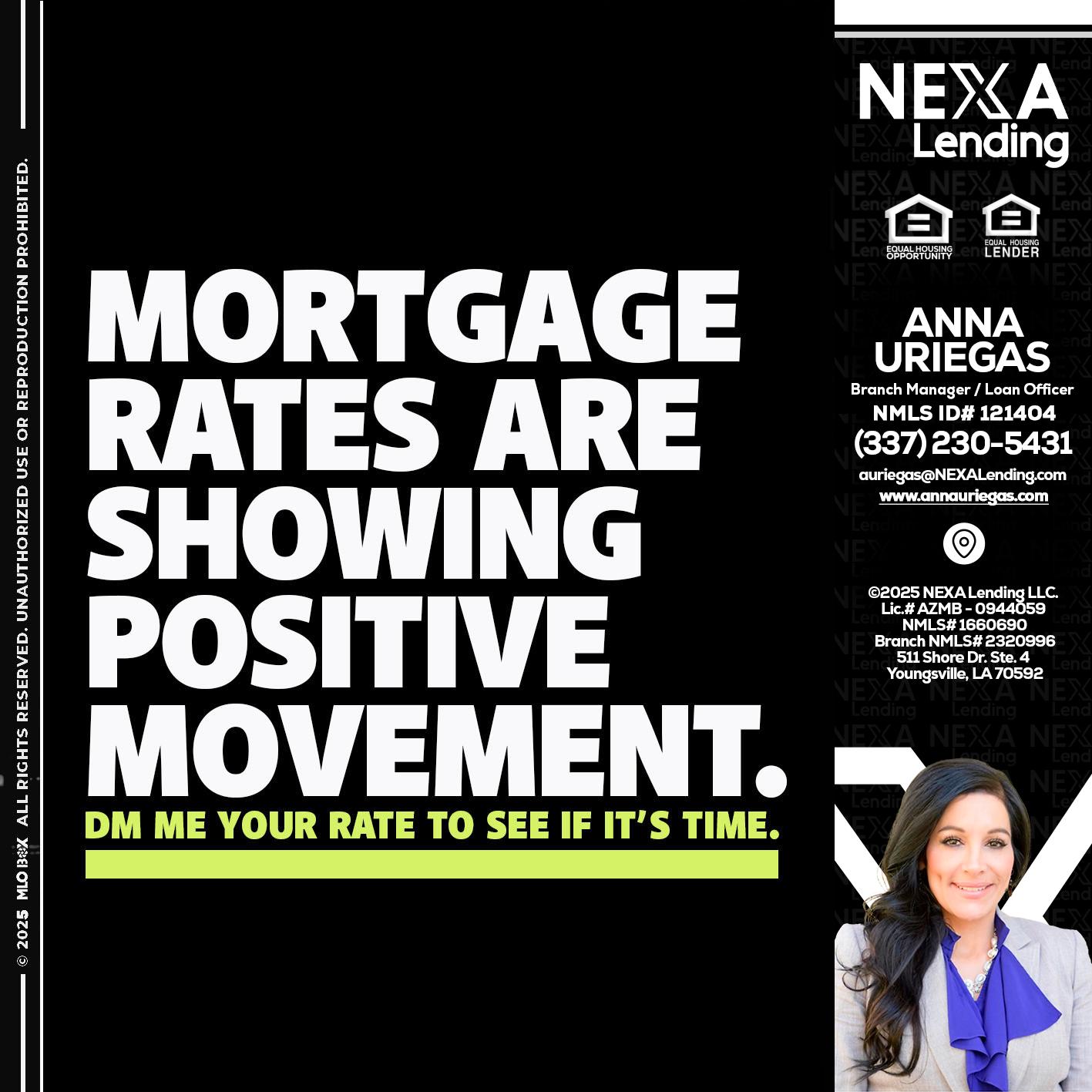 MORTGAGE - Anna Uriegas -Loan Officer