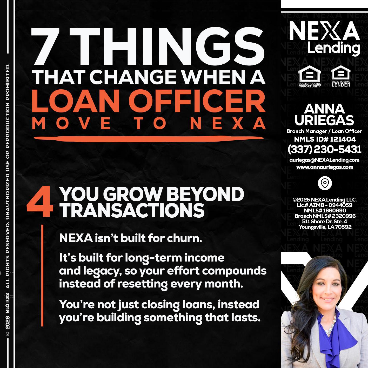 7 THINGS (4) - Anna Uriegas -Loan Officer