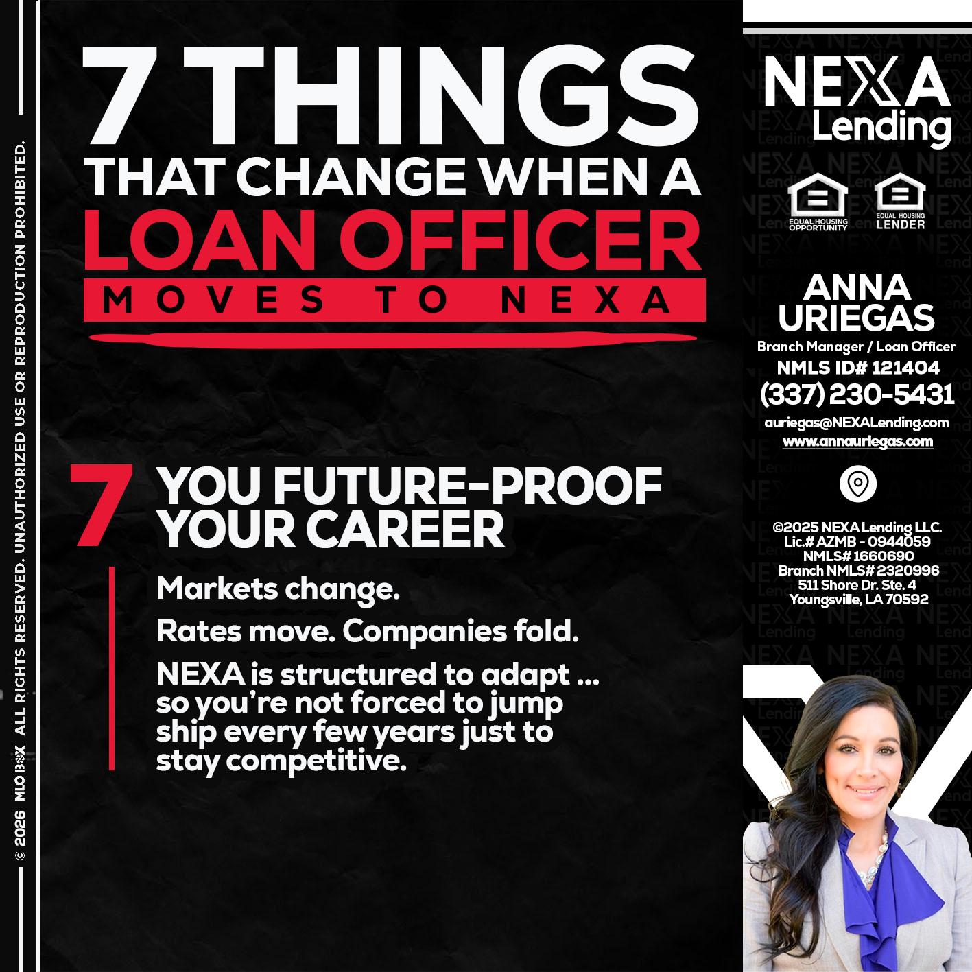 7 THINGS (7) - Anna Uriegas -Loan Officer