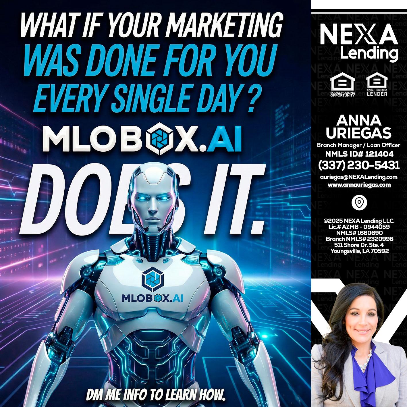 DOES IT - Anna Uriegas -Loan Officer