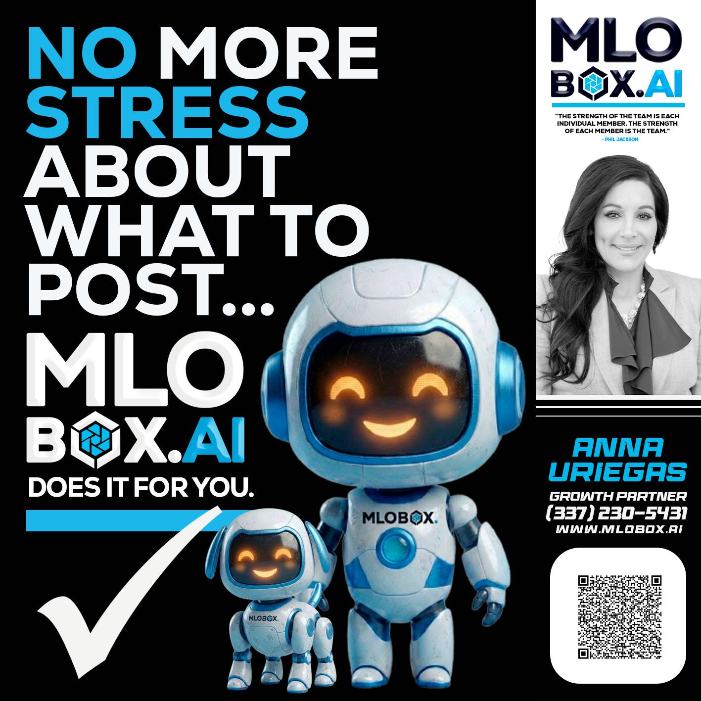 NO MORE STRESS - Anna Uriegas -Loan Officer