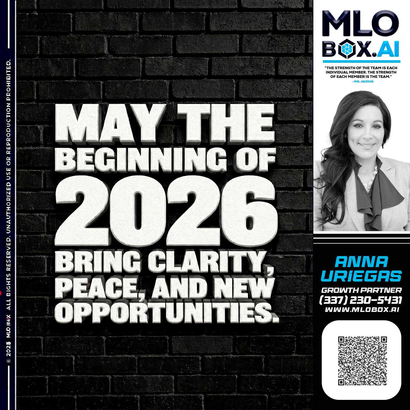 MAY THE 2026 - Anna Uriegas -Loan Officer