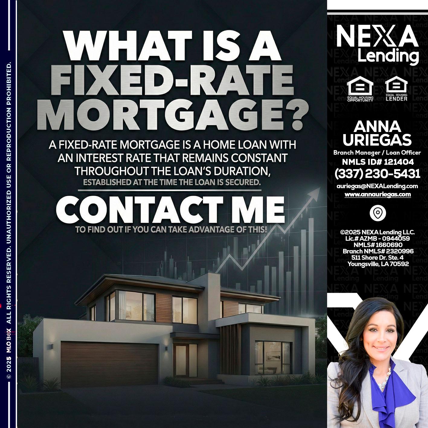 WHAT IS A - Anna Uriegas -Loan Officer