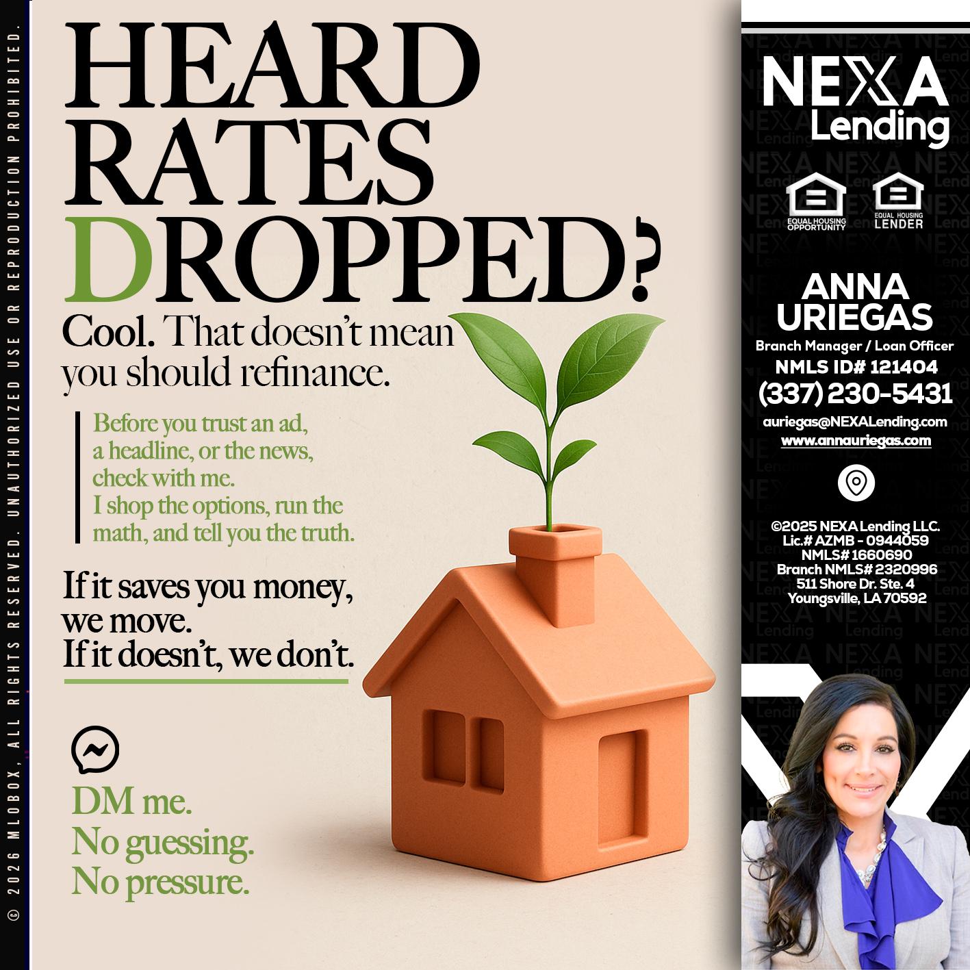 HEARD RATES - Anna Uriegas -Loan Officer