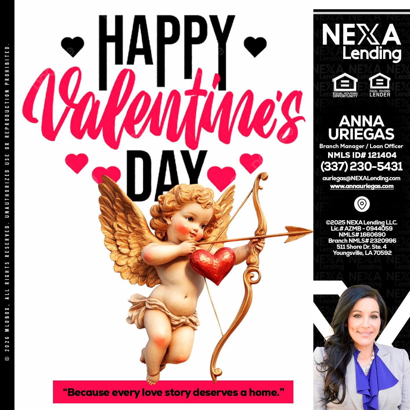 happy valentines day - Anna Uriegas -Loan Officer