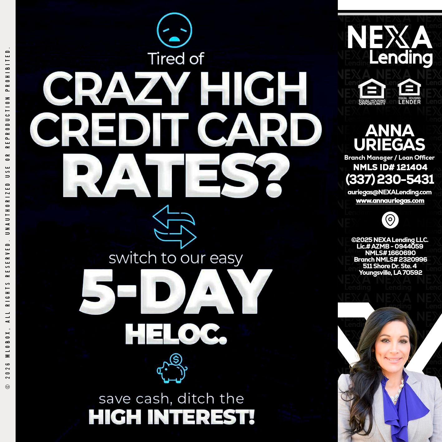 CRAZY HIGH - Anna Uriegas -Loan Officer
