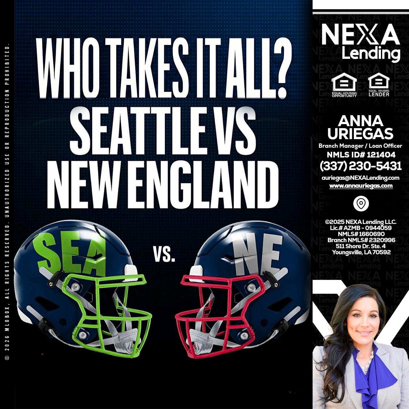 WHO TAKE IT ALL? - Anna Uriegas -Loan Officer