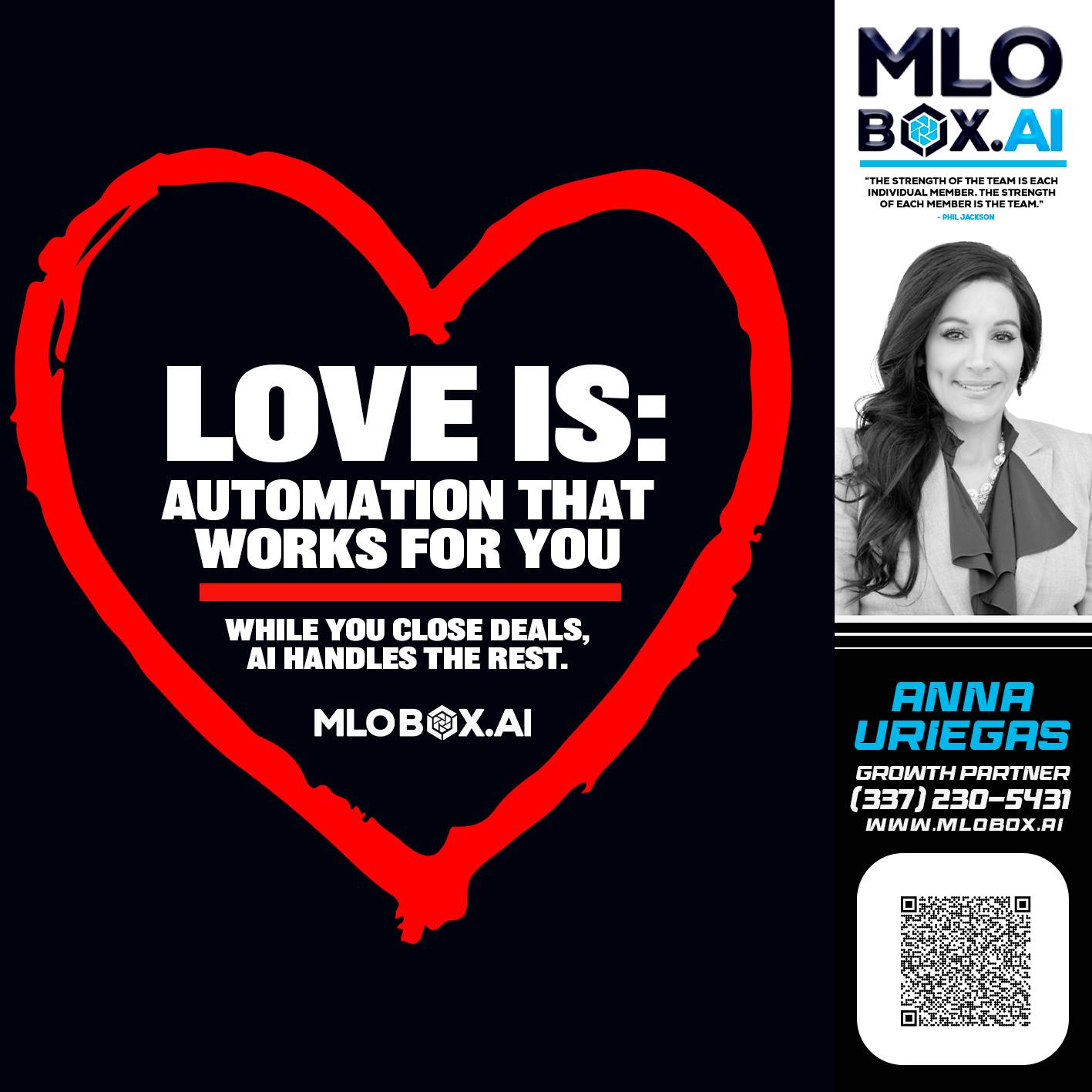 love is - Anna Uriegas -Loan Officer