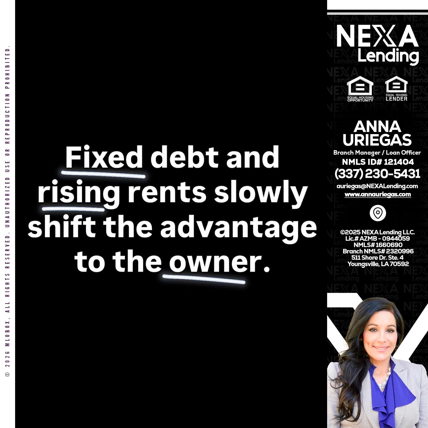 FIXED DEBT - Anna Uriegas -Loan Officer