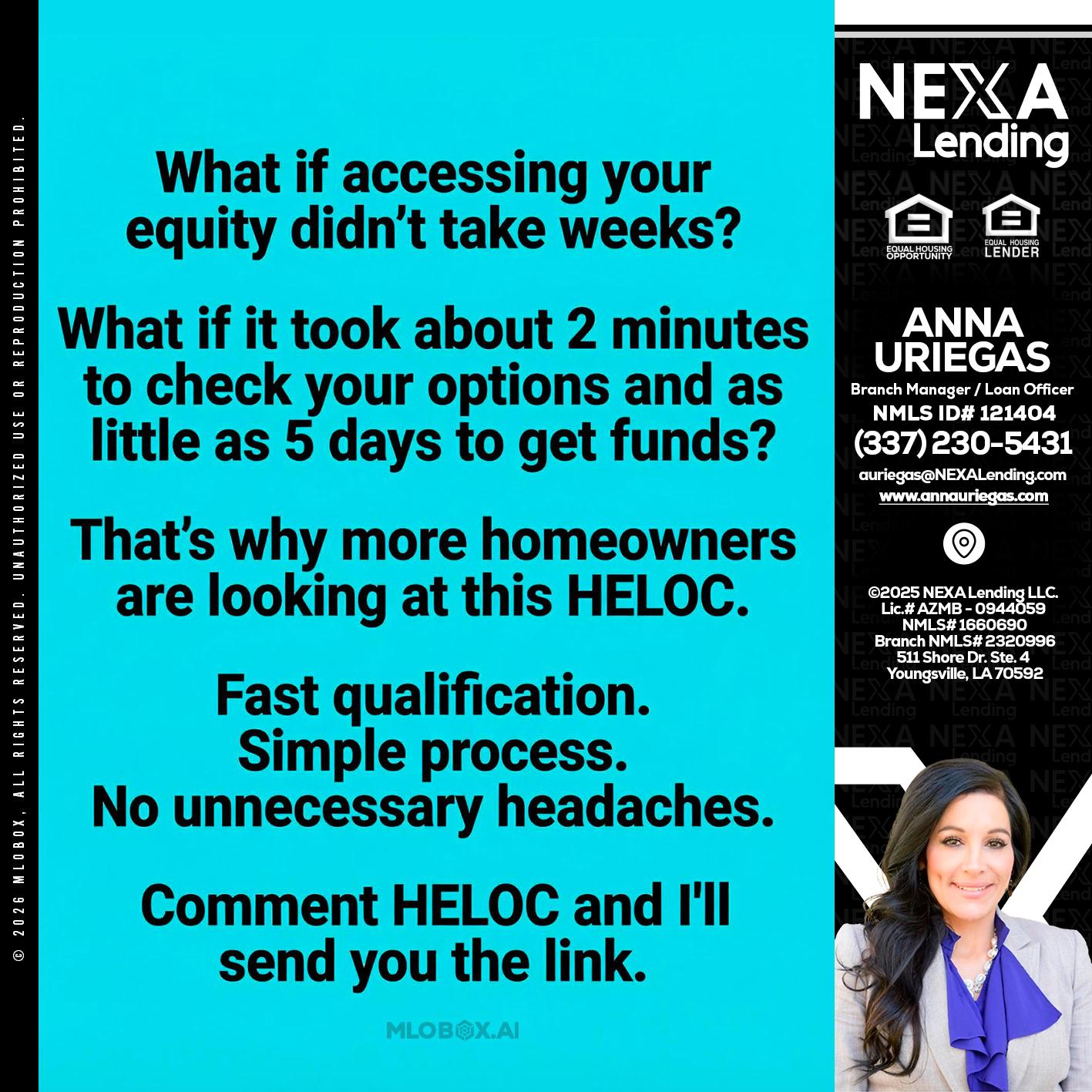 what if - Anna Uriegas -Loan Officer