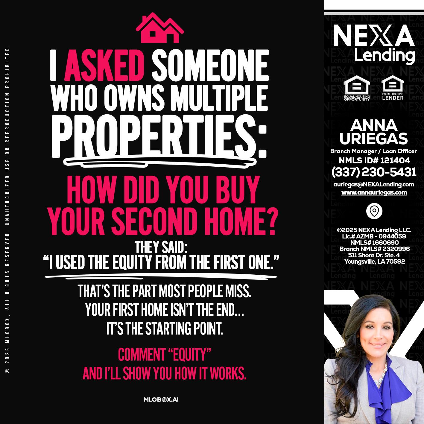 I ASKED SOMEONE - Anna Uriegas -Loan Officer