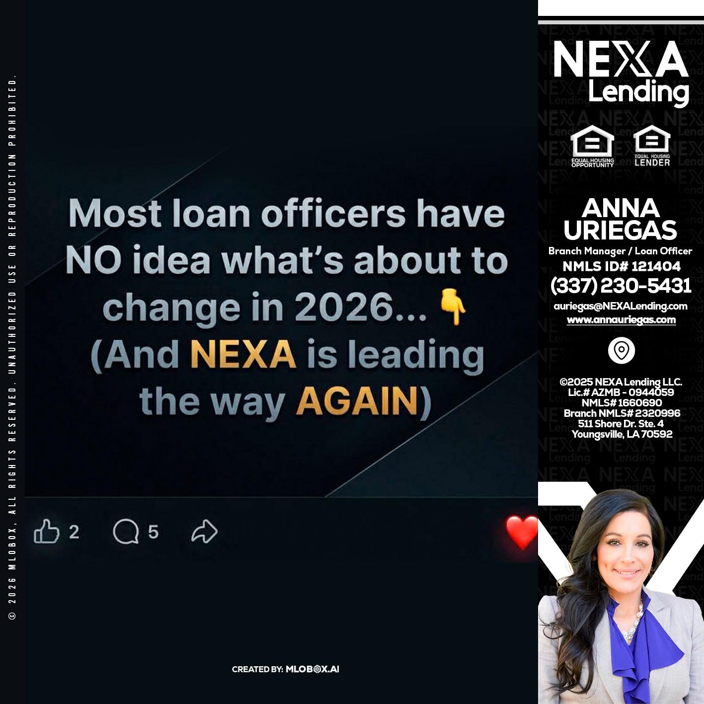 most loan officers - Anna Uriegas -Loan Officer