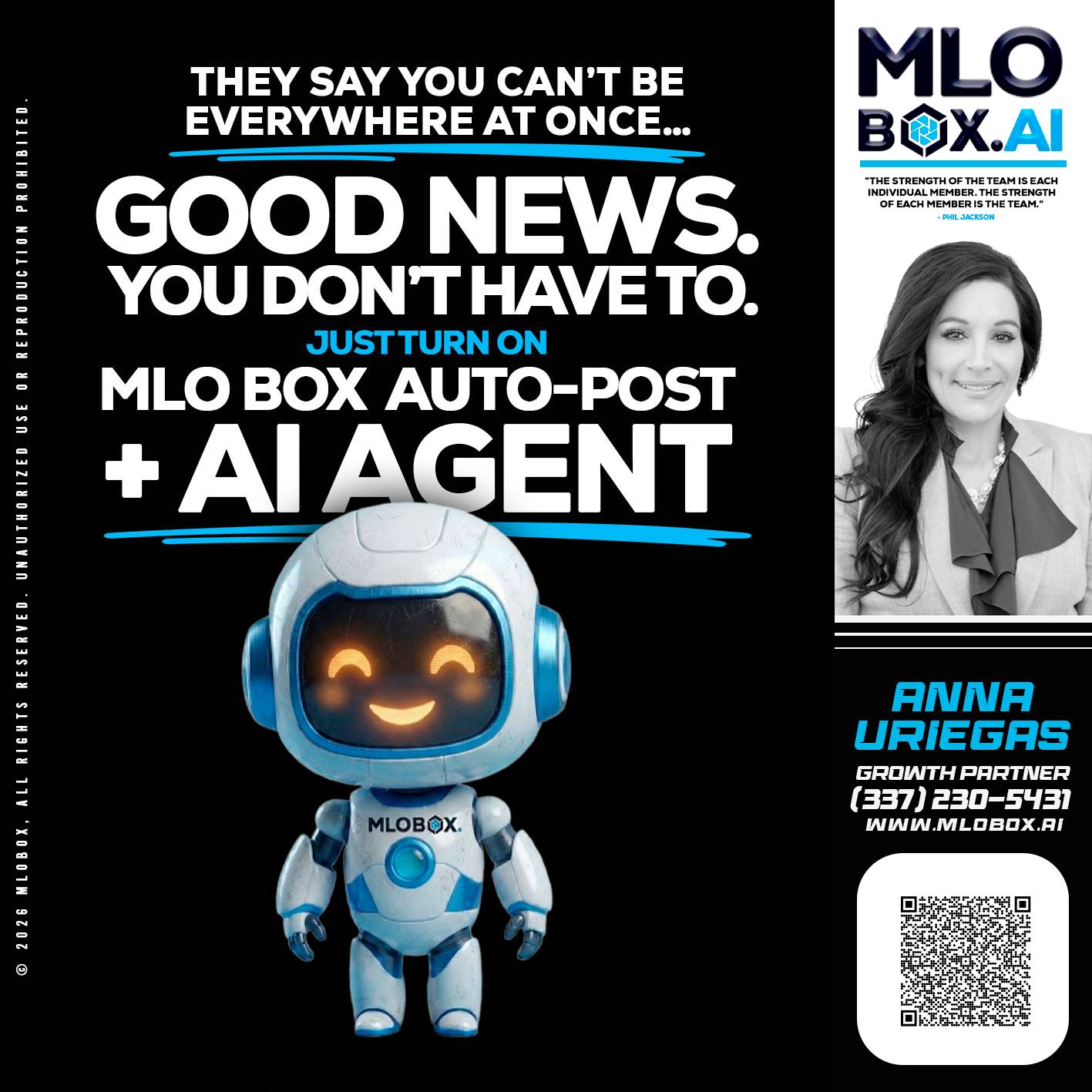 GOOD NEWS - Anna Uriegas -Loan Officer