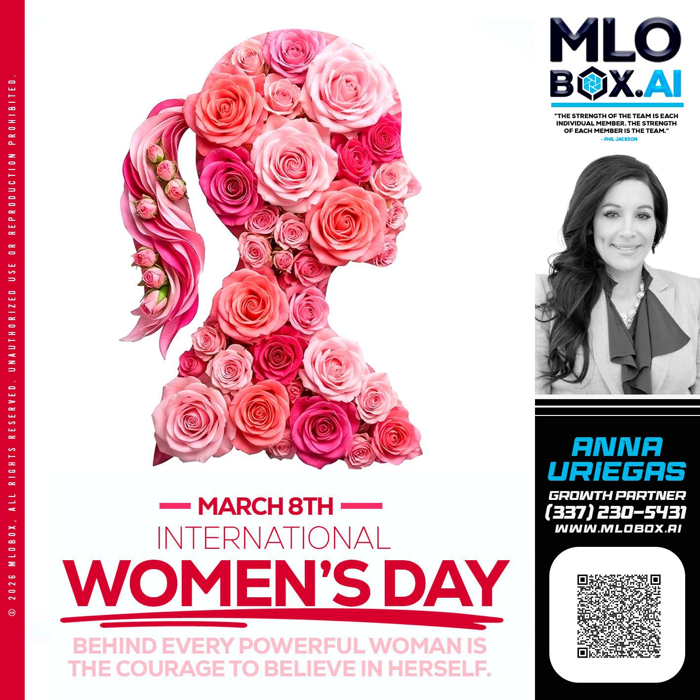 MARCH 8TH - Anna Uriegas -Loan Officer