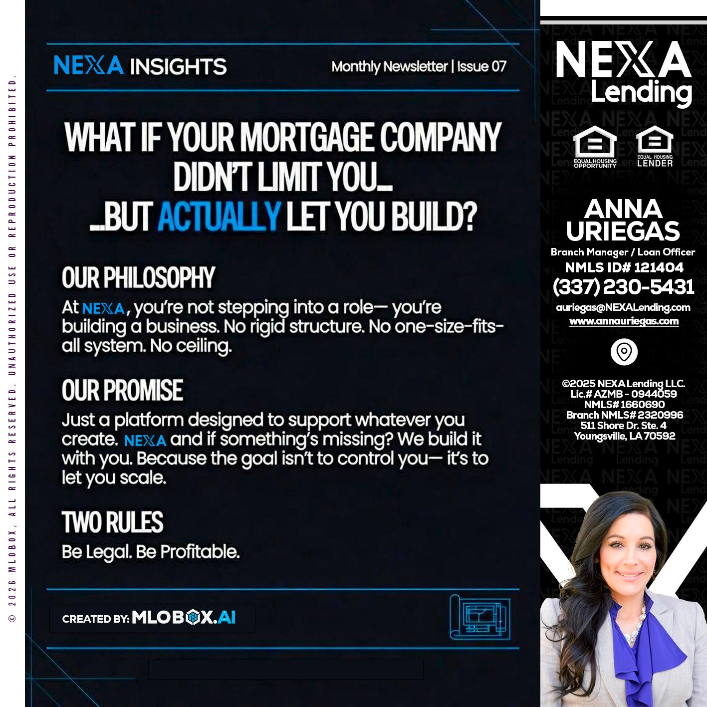 NEXA INSIGHTS - Anna Uriegas -Loan Officer
