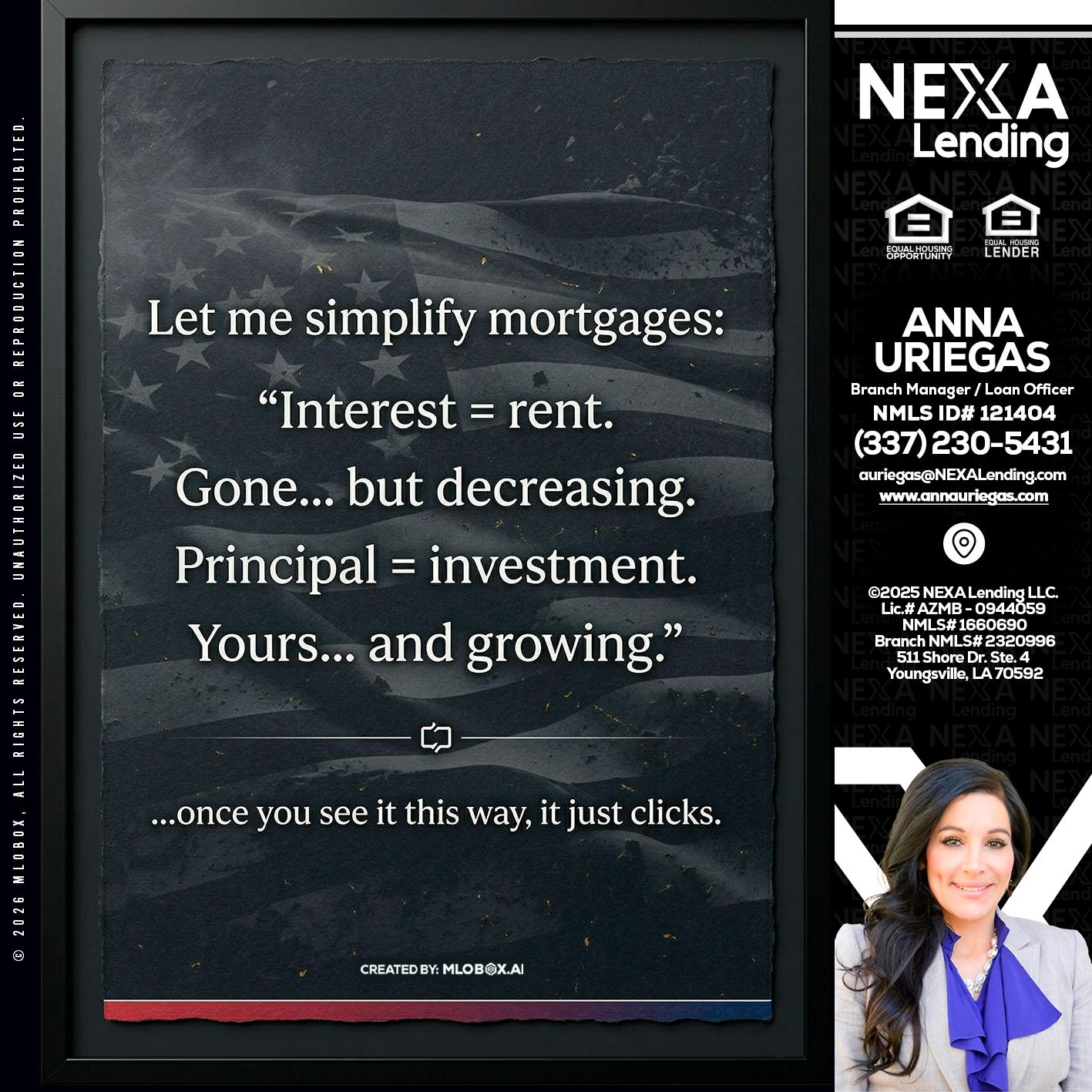 LET ME SIMPLIFY - Anna Uriegas -Loan Officer