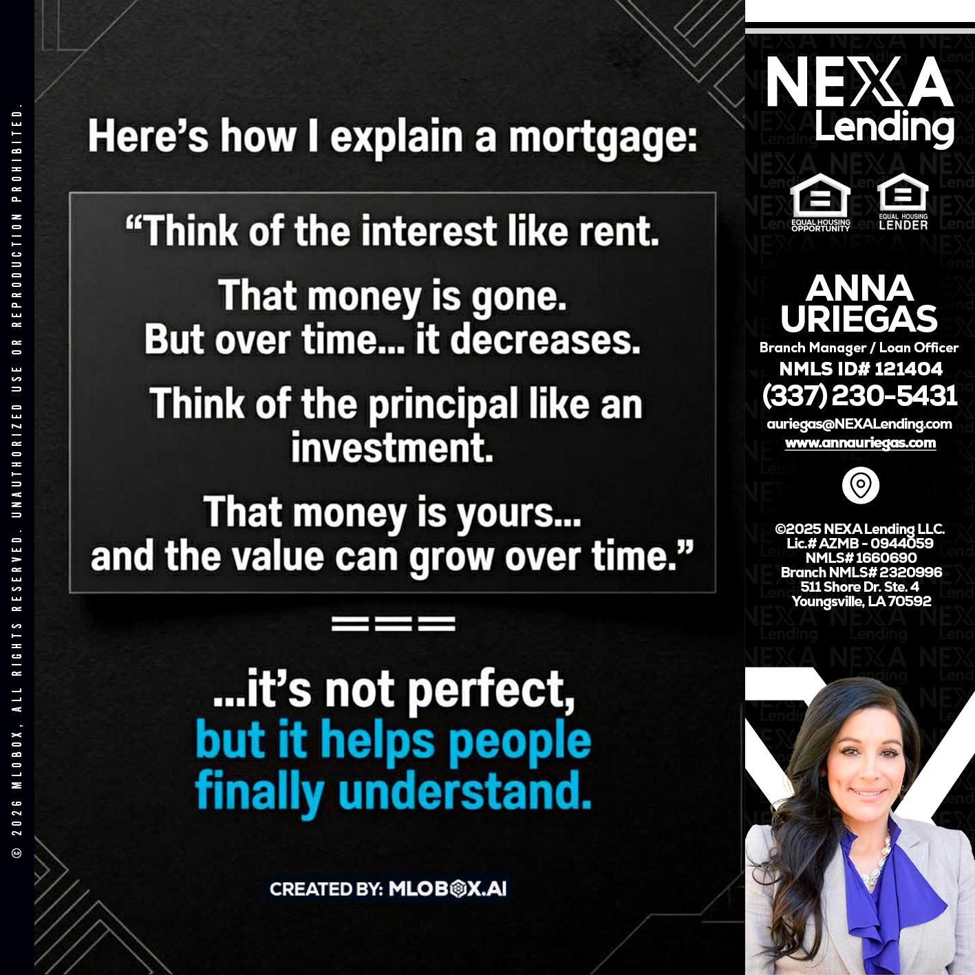 HERES NOW - Anna Uriegas -Loan Officer