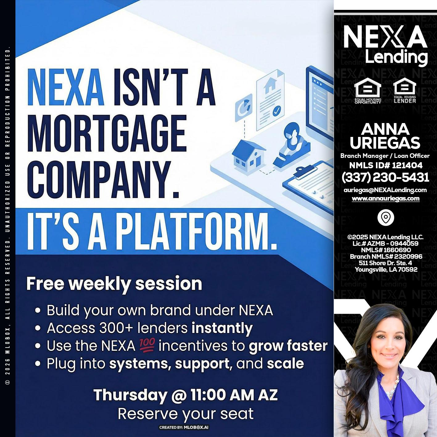 NEXA ISNT - Anna Uriegas -Loan Officer
