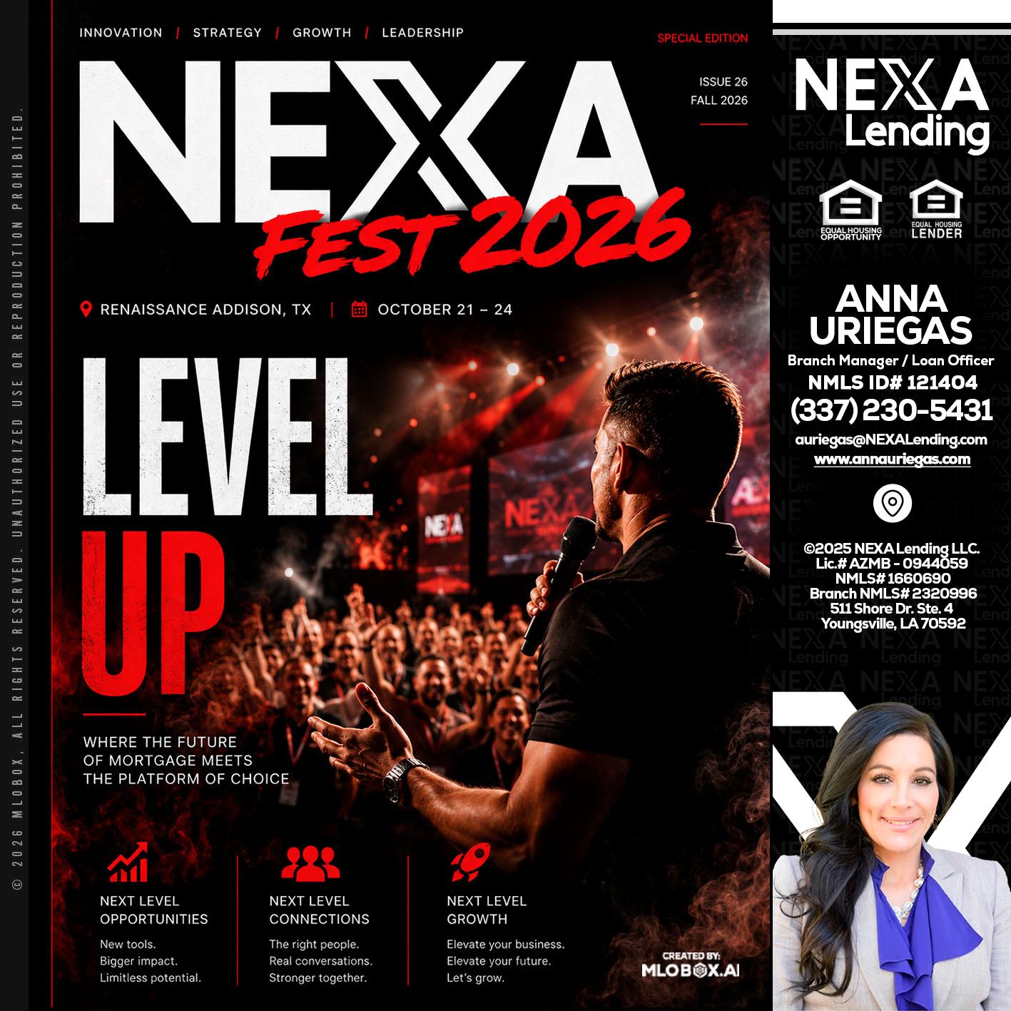 NEXA FEST 2026 - Anna Uriegas -Loan Officer