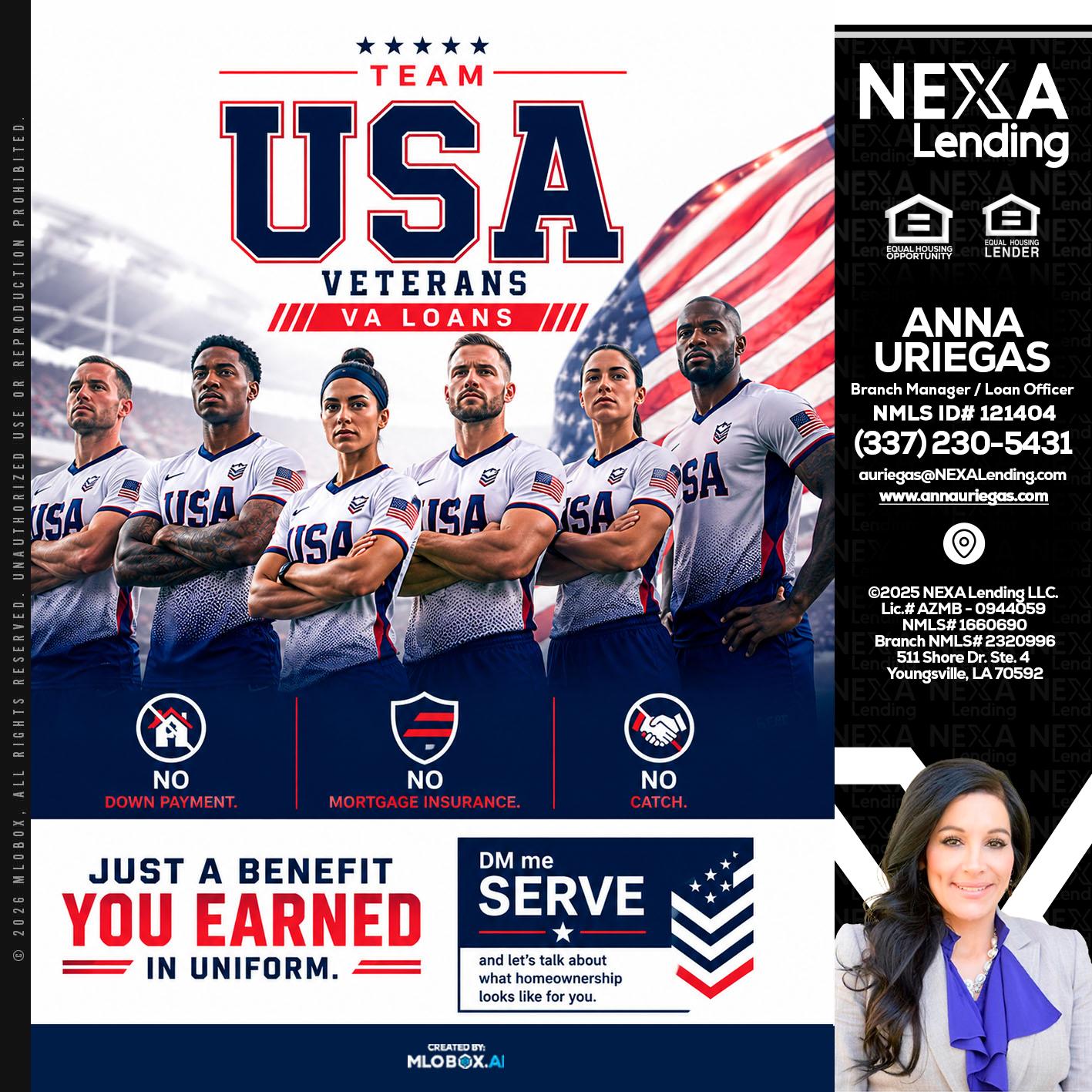 USA TEAM - Anna Uriegas -Loan Officer