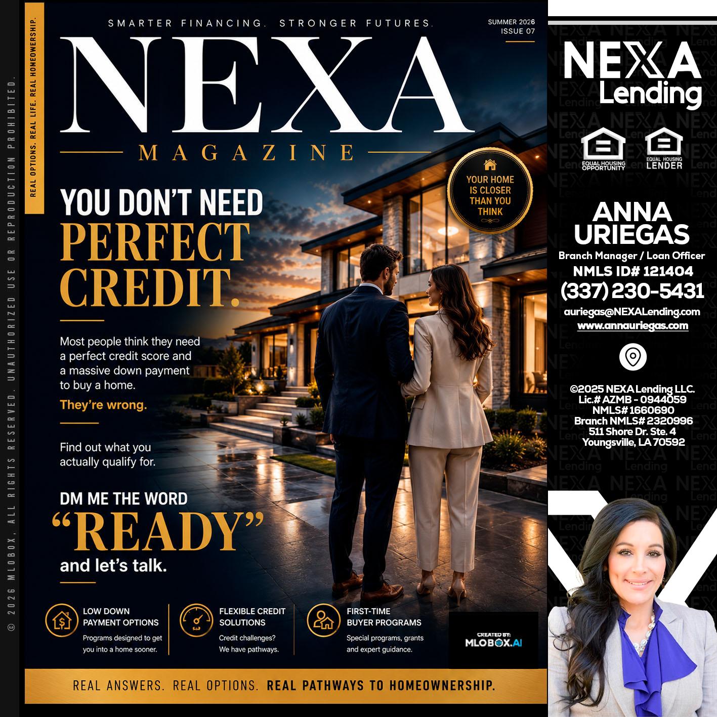 NEXA MAGAZINE - Anna Uriegas -Loan Officer