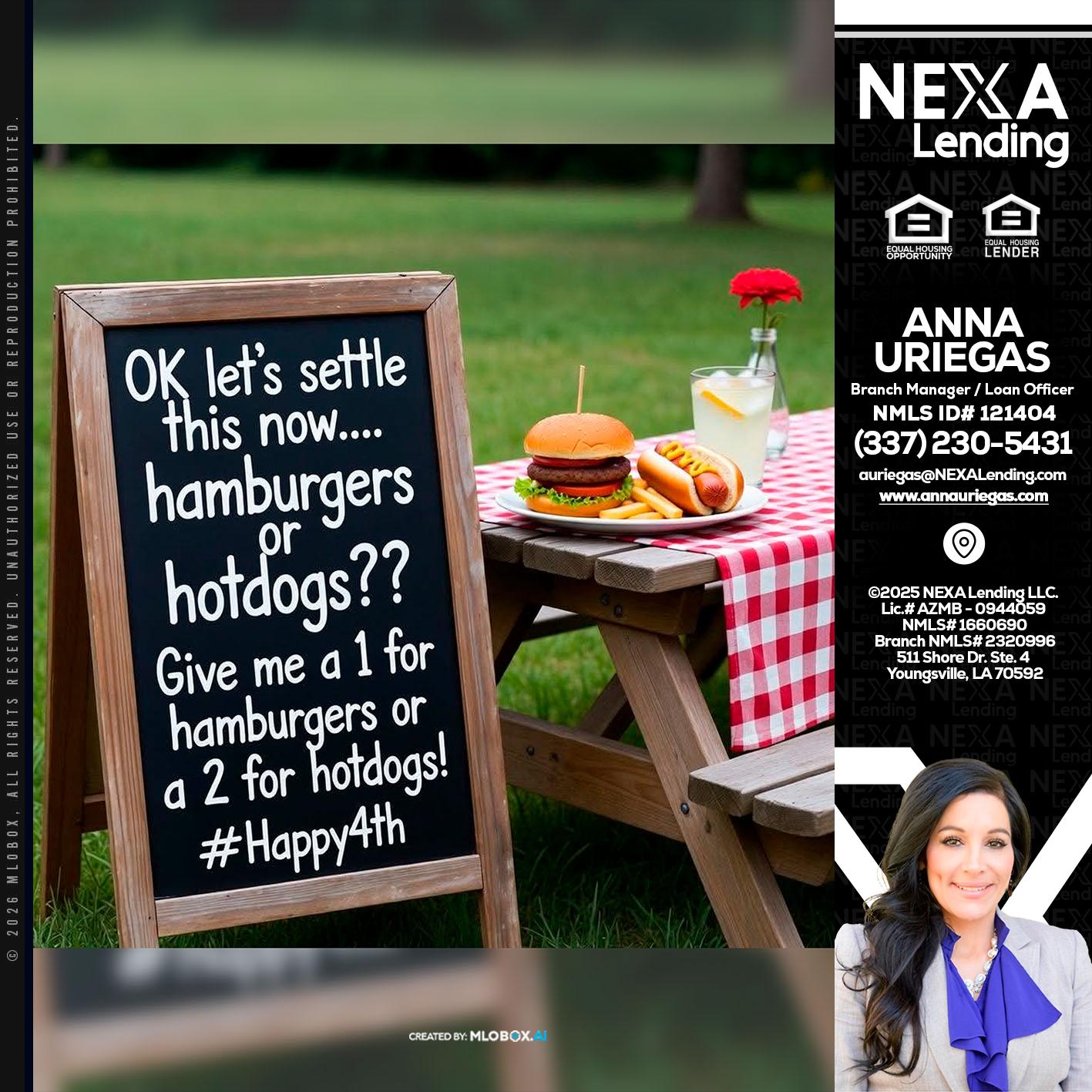 let settle this - Anna Uriegas -Loan Officer