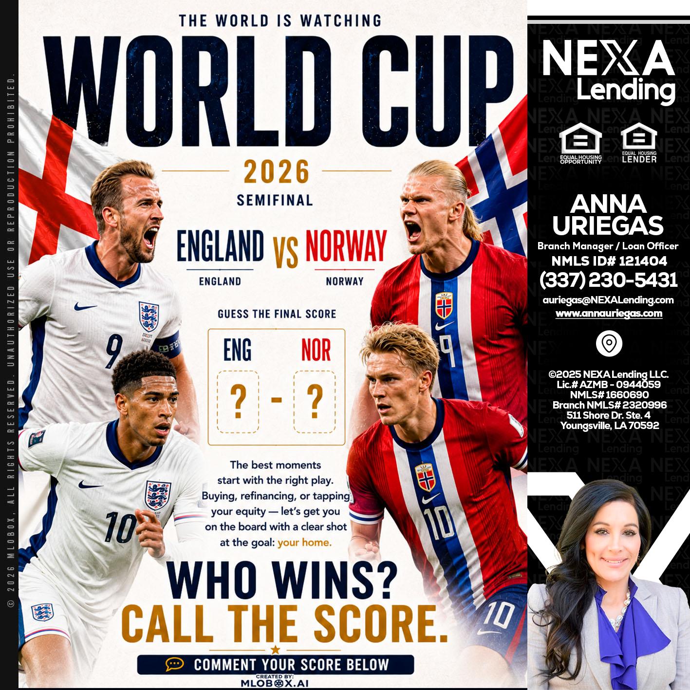 WORLD CUP 2026 - Anna Uriegas -Loan Officer